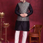 Woven Design Nehru Jacket ( JOWC 4088 Silver )