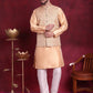 Woven Design Nehru Jacket ( JOWC 4089 Cream )