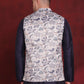 Floral Printed Nehru Jacket ( JOWC 4090White )