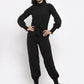 Jompers Women Black Solid Basic Jumpsuit ( JUP 8002 Black )