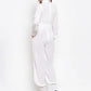 Jompers Women White Solid Basic Jumpsuit ( JUP 8002 White )