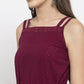 Jompers Women Purple Solid Embellished Jumpsuit ( JUP 8004 Purple )