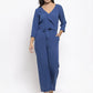 Jompers Women Blue Solid Jumpsuit ( JUP 8005 Blue )