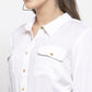 Jompers Women White Solid Jumpsuit ( JUP 8007 White )