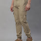 Jainish Men's Casual Cotton Solid Cargo Pants