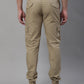 Jainish Men's Casual Cotton Solid Cargo Pants