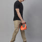 Jainish Men's Casual Cotton Solid Cargo Pants