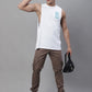 Jainish Men's Casual Cotton Solid Cargo Pants