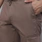 Jainish Men's Casual Cotton Solid Cargo Pants