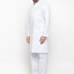 Jompers Men's Solid Dobby Kurta Payjama Set ( JOKP 555 White )