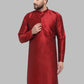 Jompers Men Maroon Solid Kurta Only ( KO 591 Maroon )