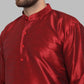 Jompers Men Maroon Solid Kurta Only ( KO 591 Maroon )