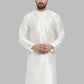 Jompers Men White Solid Kurta Only ( KO 591 White )