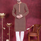 Men's Sequins Embroidered Kurtas ( KO 5013 Orange )