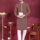 Men's Sequins Embroidered Kurtas ( KO 5013 Orange )