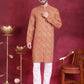 Men's Digital Printed Kurtas. ( KO 5014 Mustard )