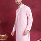 Chikankari Embroidered Kurtas ( KO 5017 Pink )