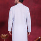 Chikankari Embroidered Kurtas ( KO 5017 Sky )
