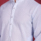 Chikankari Embroidered Kurtas ( KO 5017 Sky )