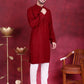 Sequins Chikankari Kurtas ( KO 5018 Maroon )