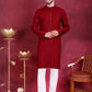Sequins Chikankari Kurtas ( KO 5018 Maroon )