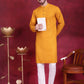 Sequins Chikankari Kurtas ( KO 5018 Mustard )