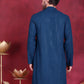 Sequins Chikankari Kurtas ( KO 5018 Peacock )