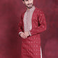 Men's Sequins Embroidered Kurtas. ( KO 5019 Maroon ) [FF] [I-1-4]