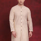 Men Sequin Chikankari Front Open Kurtas ( KO 5029Golden )