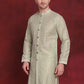 Men Sequin Chikankari Front Open Kurtas ( KO 5029Pista )