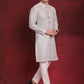 Men Sequin Chikankari Front Open Kurtas ( KO 5029Sky )