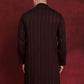 Men Sequins Embroidered Kurtas ( KO 5030Maroon )