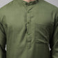 Jompers Men's Cotton Solid Kurtas