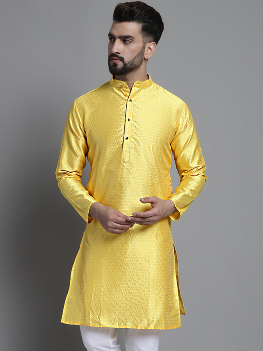 Men's Woven Design Kurta Only