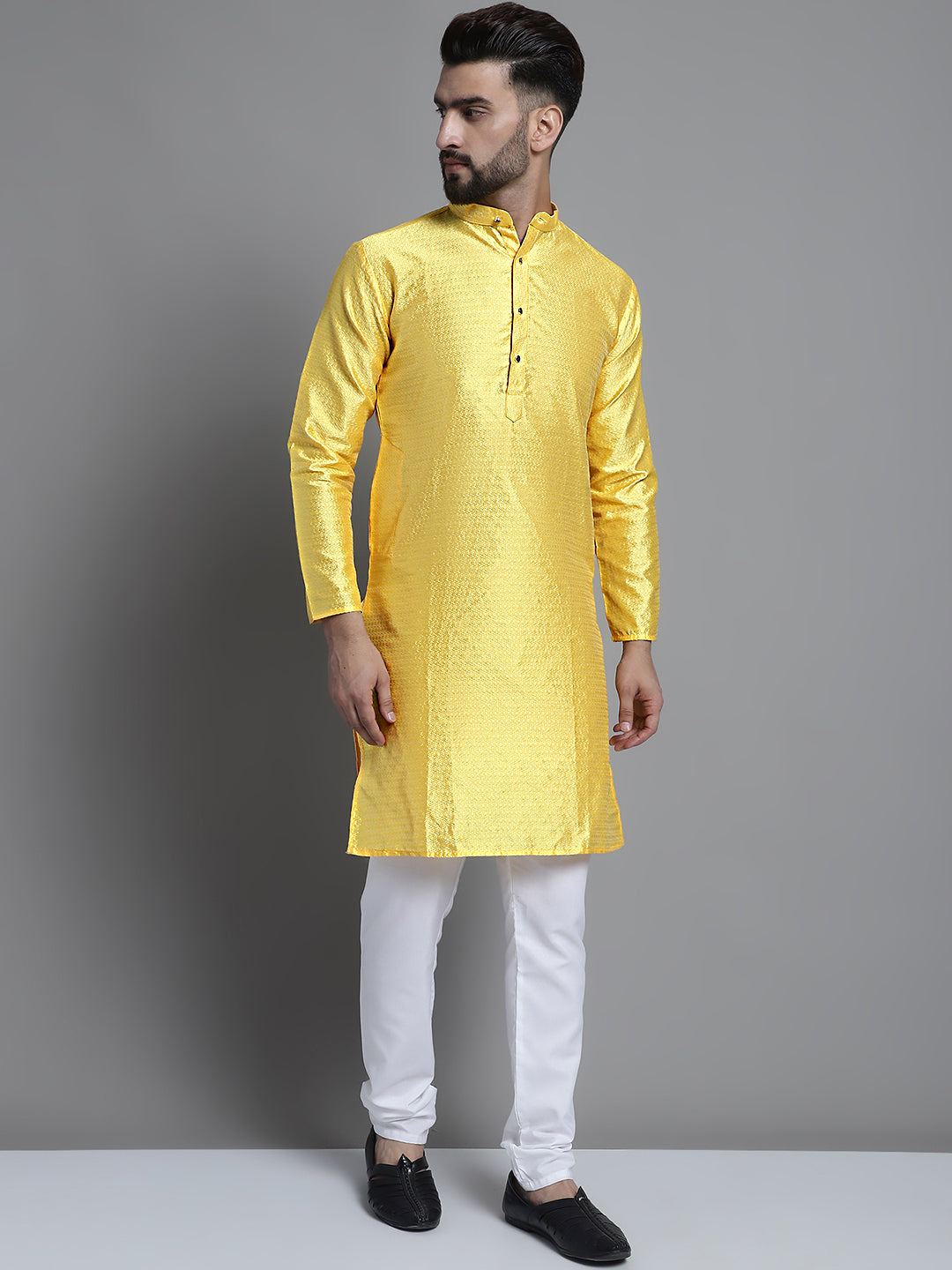 Men's Woven Design Kurta Only