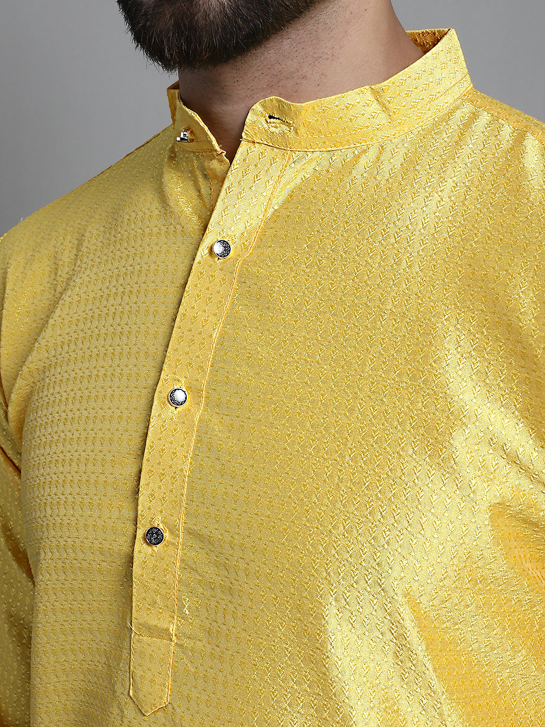 Men's Woven Design Kurta Only
