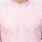 Jompers Men Pink Chikankari Kurta Only ( KO 641 Pink )