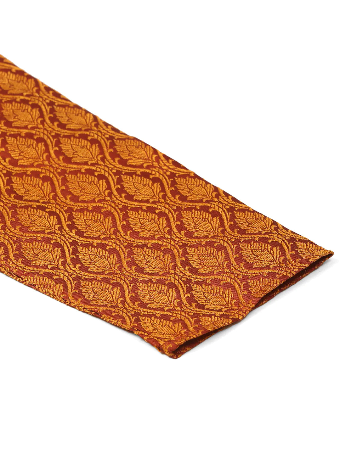 Men's Woven Design Jacquard Kurtas ( KO 658 Maroon )