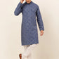 Grey Mirror Work Kurta Only ( KO 659 Grey )
