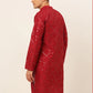 Maroon Mirror Work Kurta Only ( KO 659 Maroon )