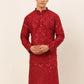 Maroon Mirror Work Kurta Only ( KO 659 Maroon )