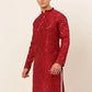 Maroon Mirror Work Kurta Only ( KO 659 Maroon )