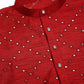 Maroon Mirror Work Kurta Only ( KO 659 Maroon )