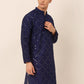 Navy Blue Mirror Work Kurta Only ( KO 659 Navy )