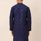Navy Blue Mirror Work Kurta Only ( KO 659 Navy )