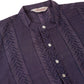 Men's Pure Cottom Embroidered Kurta Only ( KO 660 Navy )