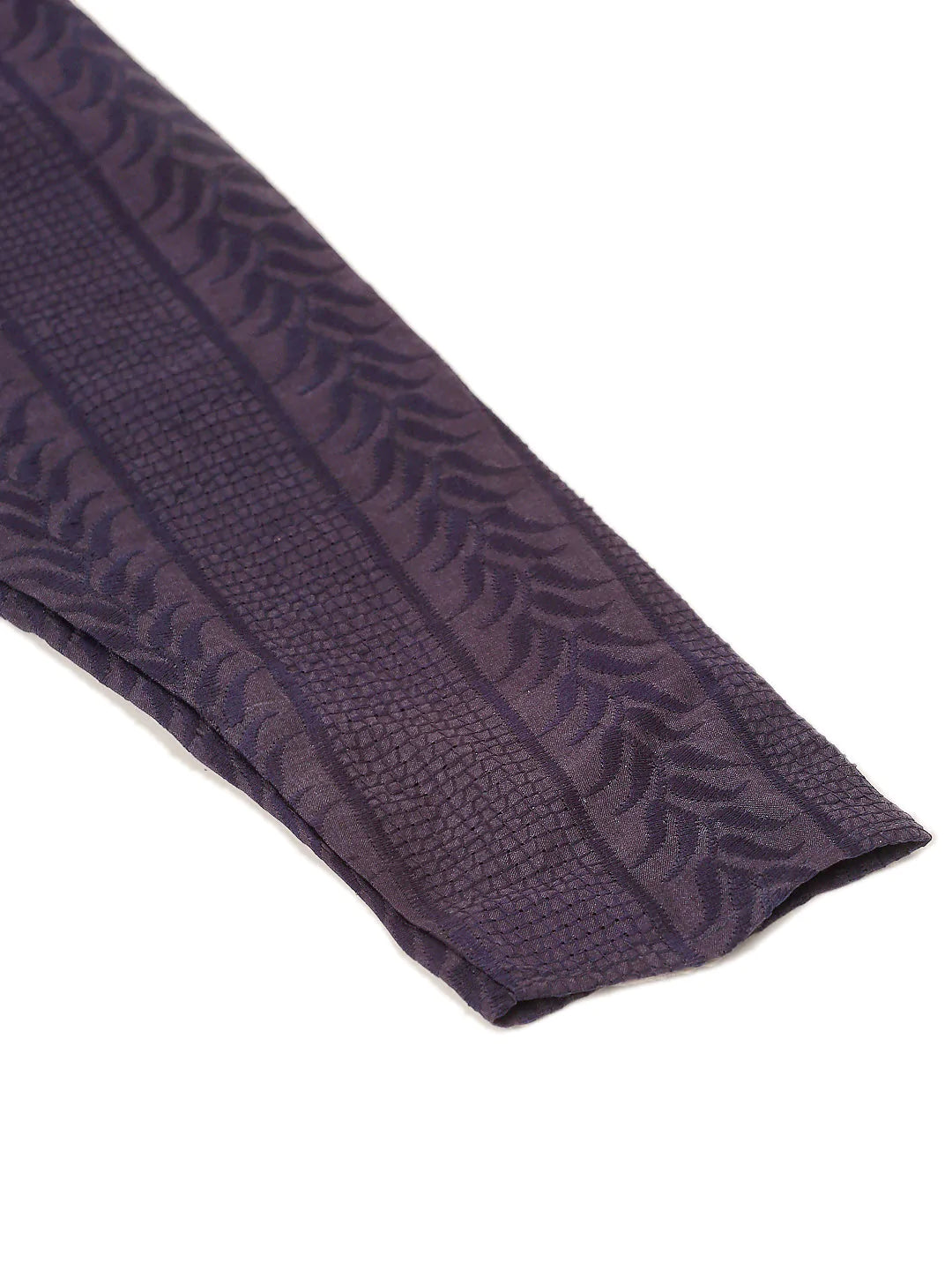 Men's Pure Cottom Embroidered Kurta Only ( KO 660 Navy )