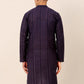 Men's Pure Cottom Embroidered Kurta Only ( KO 660 Navy )