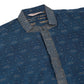 Men's Silk Blend Collar Embroidered Kurta only ( KO 662 Peacock )