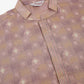 Jompers Men's Pink Collar Embroidered Woven Design Kurta Pajama ( KO 672 Pink )